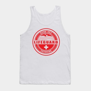 Dune Sea Lifeguard  Red [Normal] Tank Top